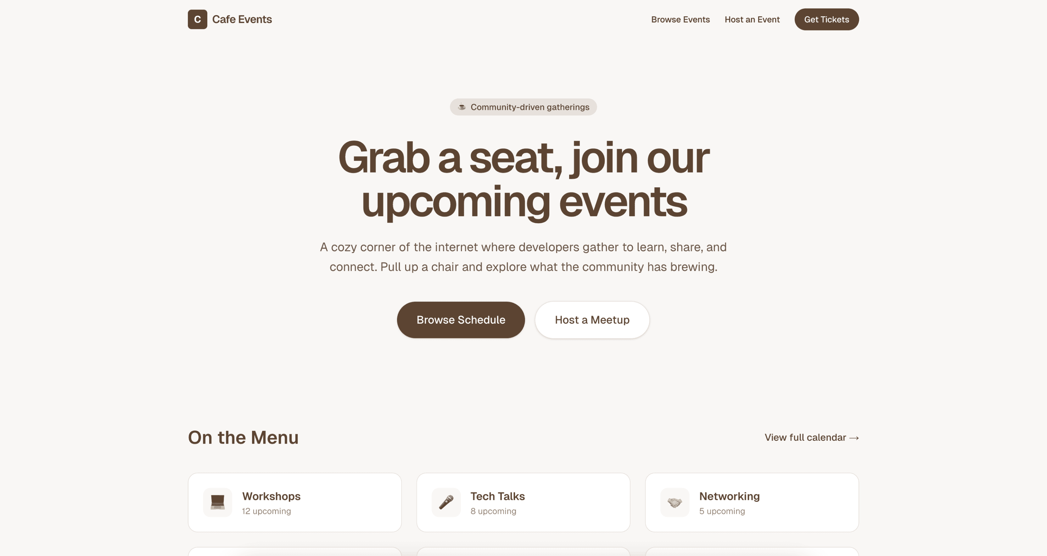 Cafe design skill preview