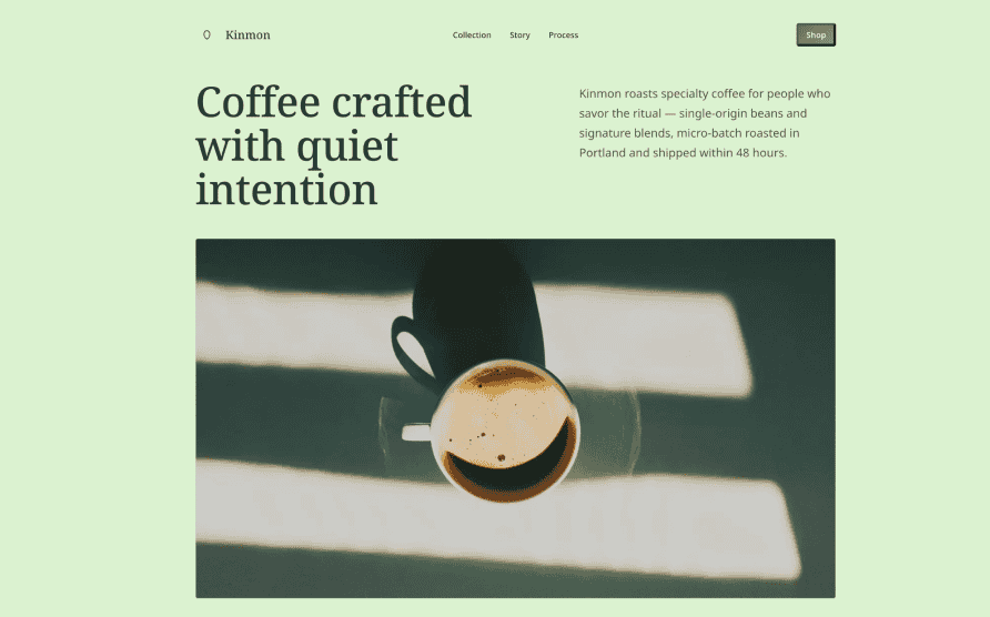 Matcha design skill preview