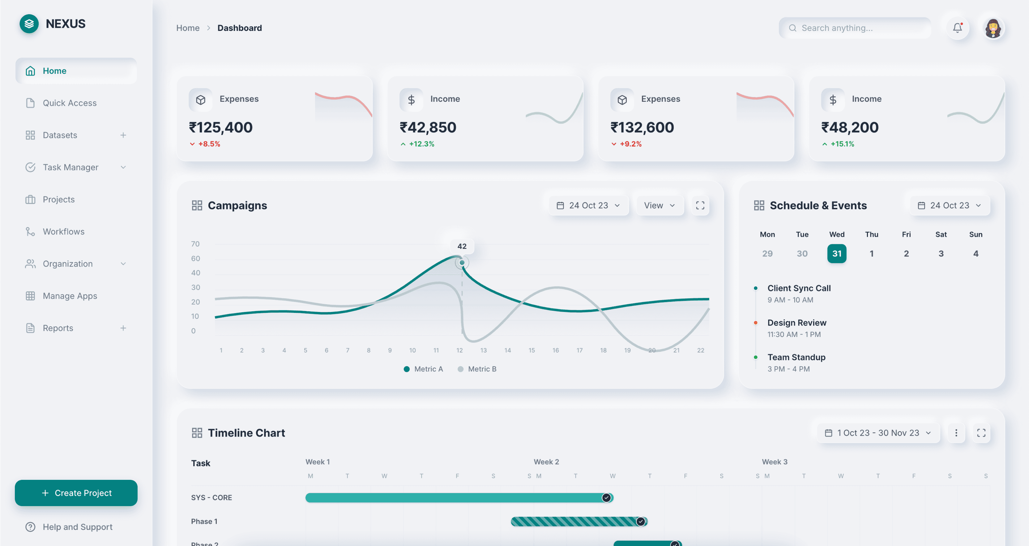 Neumorphism design skill preview